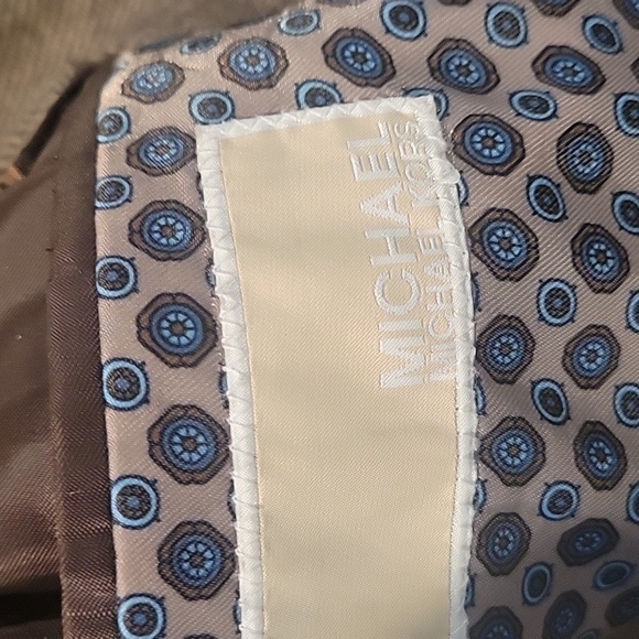 Michael Kors brown wool cashmere sport coat men's 48L - Picture 10 of 10